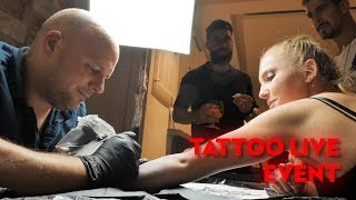 Live Tattoo par Cedric Cassimo (Mosaics Tattoo)