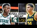 Iowa STORMS BACK to stun Michigan State in OVERTIME [FULL Game Recap + Reaction] | CBS Sports