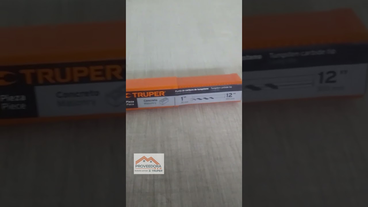 Broca para concreto de 1 x 12 de Truper - ProveedoraREM