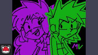 Purple and Green