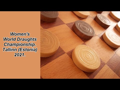 Jalg Triinu (EST) - Fedorovich Darja (BLR). Women's World Draughts Championship. 2021.
