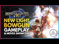 Monster Hunter Rise | New Light Bowgun Weapon Gameplay & Moves Showcase