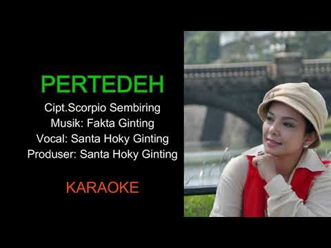 LAGU KARO Terbaru 2020 PERTEDEH - SANTA HOKY Ginting (Karaoke)