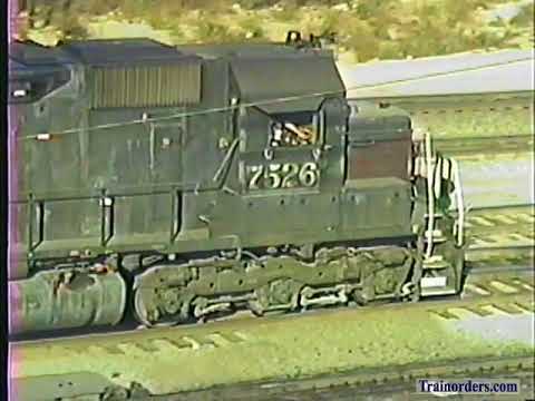 Classic Railroad Series 783 - SP at West Colton, CA Nov 17, 1995.
