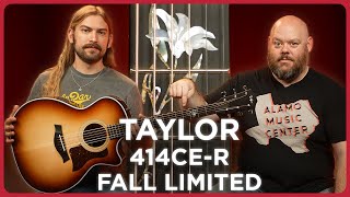 Video thumbnail for Insane Inlay! Taylor 414ce-R Fall Limited Edition Lilly of the Vine by Alamo Music Center