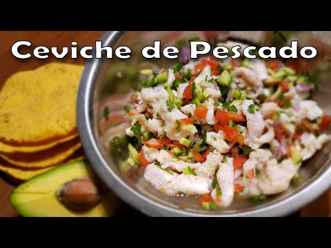 Receta de Como Hacer Ceviche de Pescado Blanco | Ceviche de Tilapia | Receta de Ceviche Mexicano