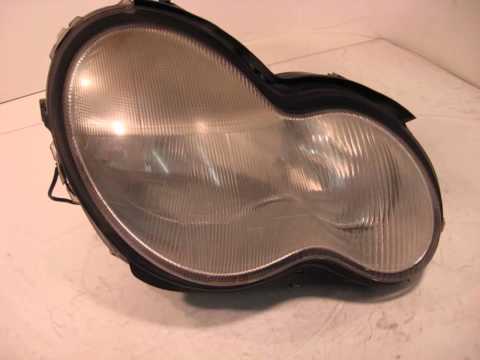 2001 Mercedes C240 Headlight / Head lamp A2068201061 GOOD SHAPE 203TYPE - mbiparts.com Used O... OEM