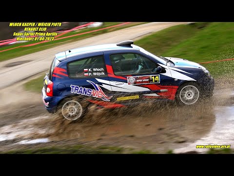 WŁOCH KACPER / WÓJCIK PIOTR - RENAULT CLIO - Super Sprint Prima Aprilis Niechobrz 01-04-2023