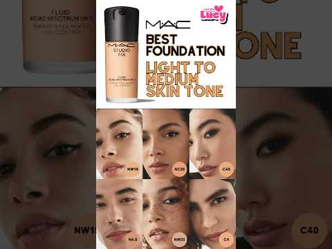 MAC Studio Fix Fluid | Light to Medium LM Skin Tone | Best Makeup MAC Foundation for Oily Skin