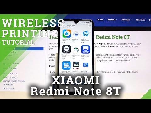 How to Connect Printer in XIAOMI Redmi Note 8T – Remotely Printing
