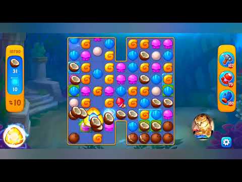 фишдом 2022  #  10790 уровень - прохождение без бустеров # Fishdom,   10790  level - no Boosters.