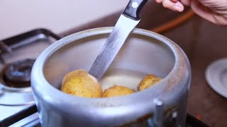 How To Use A Pressure Cooker To Boil Potatoes | Veena Gidwani | IFN Sindhi