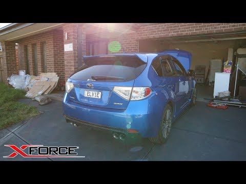 WRX GETS NEW EXHAUST! (XFORCE)