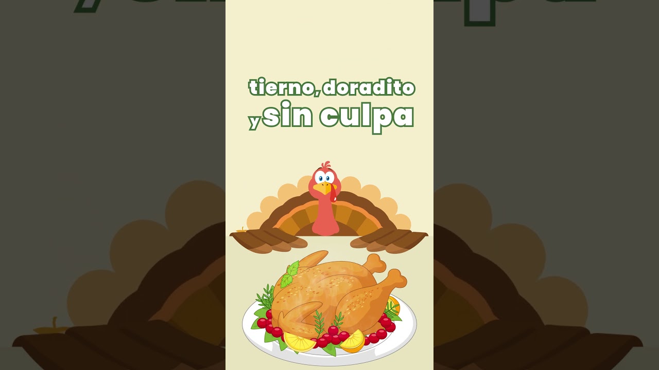 El pavo está listo para la cena navideña 🎄
