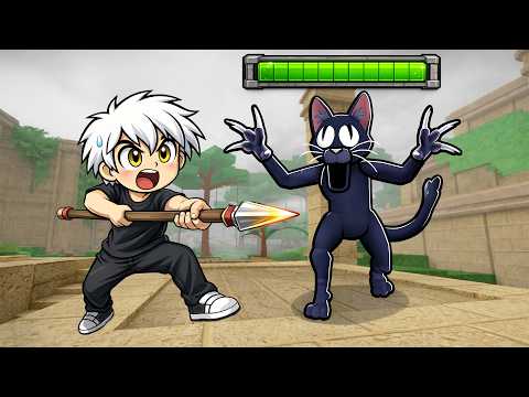 DEV CANAVAR KEDİYLE DÖVÜŞTÜM! 😱 | Roblox 99 Nights