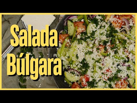 Easy and refreshing Bulgarian salad: Shopska