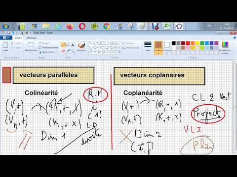 Géométrie Vectorielle - Vecteurs Coplanaires