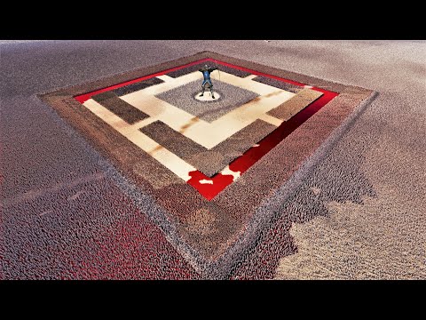 Can Ancient Army SHIELD WALL FORTRESS Survive 2 Million Zombies - Battle Simulator 2 | UEBS 2