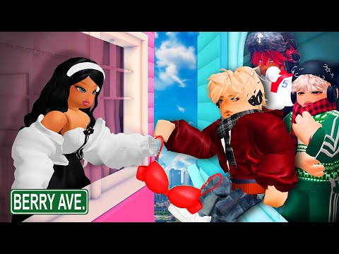 Das Mädchen von nebenan wird von 3 beliebten Jungs verfolgt (vollständig) | 💖 Berry Avenue Rollen...