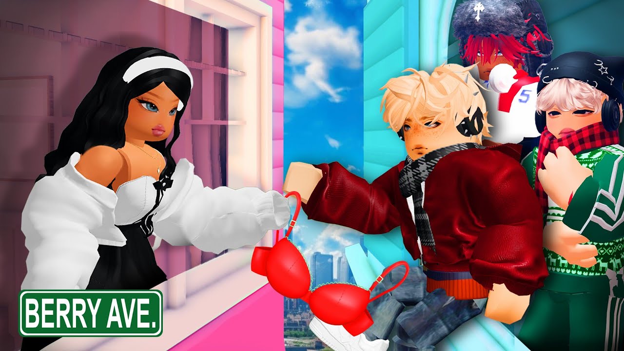 The girl NEXT DOOR is being pursued by 3 POPULAR BOYS ( FULL ) | 💖 Berry Avenue Roleplay Story 💖