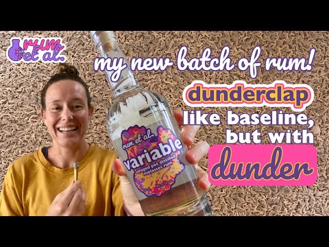 MY NEW RUM! Is rum better with dunder? How it was made & what it tastes like!