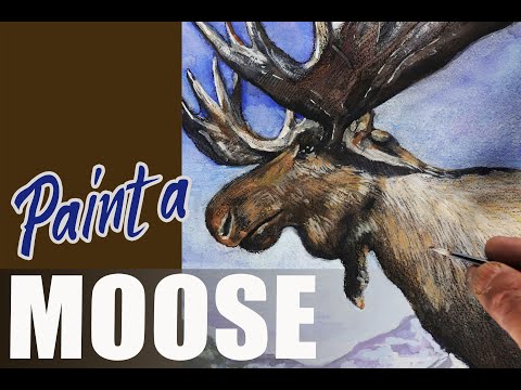 Paint a Moose | Art with Raspo