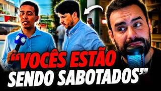 RENAN SANTOS É BRUTALMENTE HONESTO COM JORNALISTA