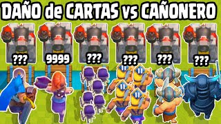 WHICH CARD DOES THE MOST DAMAGE against CANNONEER | NEW CARD CLASH ROYALE