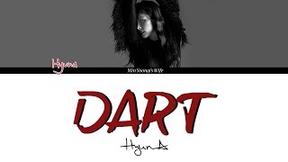 현아 (HyunA) - DART (Color Coded Lyrics Han|Rom|Eng)