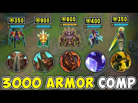 WE STACKED 3000+ ARMOR ON ONE TEAM AND TURRETS ARE IRRELEVANT (THIS IS SO BROKEN)