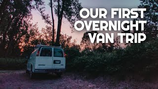 Our First Overnight Trip IN THE VAN | Camping at Long Point Provincial Park | Camping in Ontario