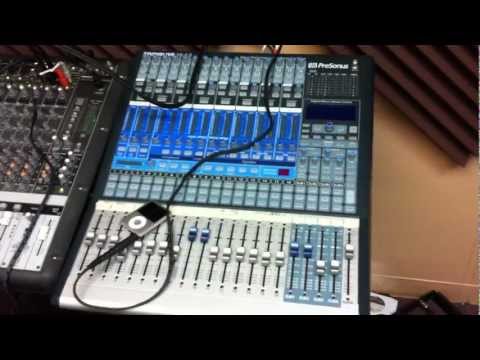 Presonus StudioLive freeze bug caught on video