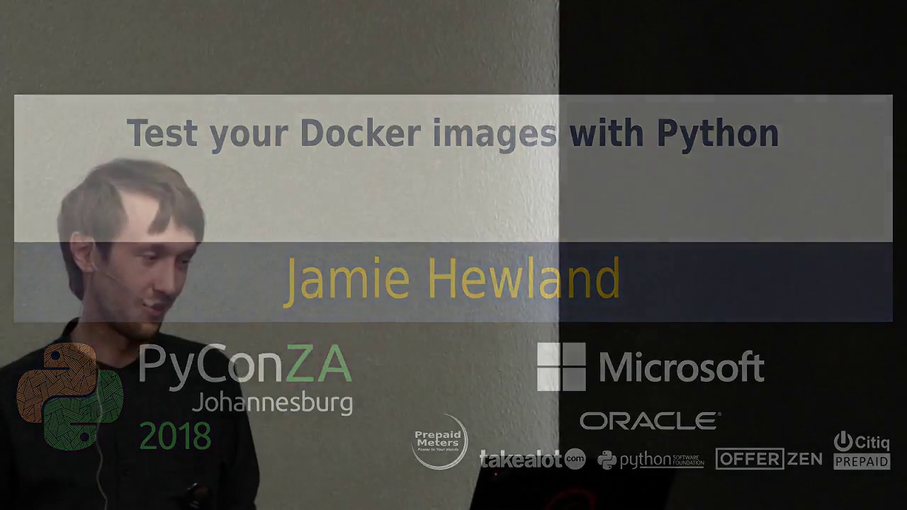 Test your Docker images with Python
