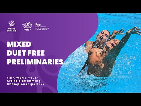 Mixed Duet Free | Preliminaries | FINA World Youth Artistic Swimming Championships 2022