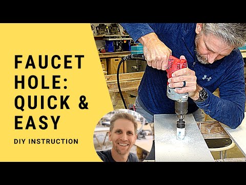 YouTube video about: How to drill hole in corian countertop?