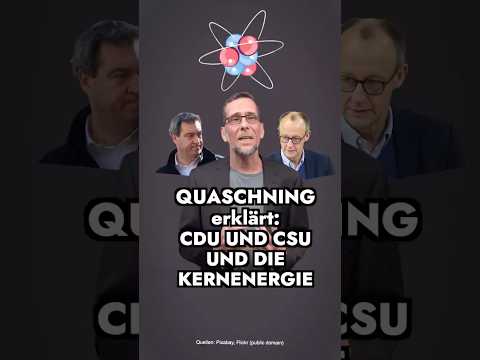 Video Thumbnail: CDU und CSU und die Kernenergie ⚛️ #atomkraft #kernenergie #klimapolitik