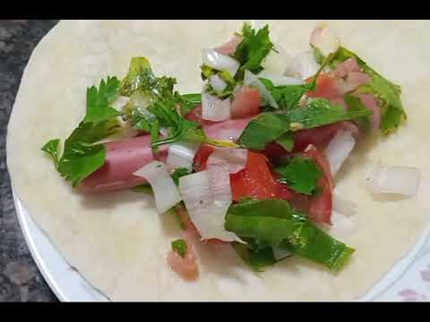 TACOS MEXICANOS Enchilados Hechos en Caracas Venezuela.