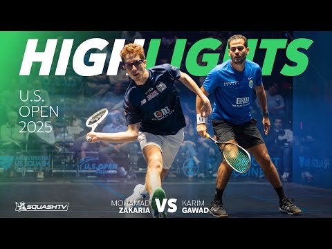 🇪🇬 Gawad v Zakaria 🇪🇬 | U.S. Open 2025 | QUARTER FINAL HIGHLIGHTS