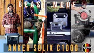 ANKER SOLIX C1000 | POWERHOUSE BATTERY BANK- RUNS WELDER, TABLE SAW, GRINDER, OVERLAND FRIDGE
