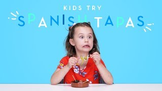 Kids Try Spanish Tapas | Kids Try | HiHo Kids