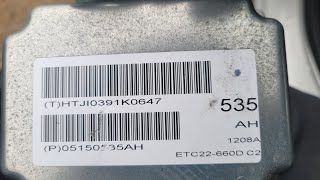 2011 Jeep Compass / Patriot Transmission Control Module (TCM) Location and Removal