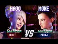 SF6 ▰ MAGO (Juri) vs MOKE (Chun-Li) ▰  High Level Gameplay
