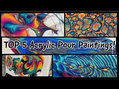 TOP 5 Acrylic Pour Painting Techniques For You To Try!