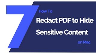 How to Redact PDF on Mac to Hide Sensitive Content  | PDFelement 7