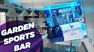 Garden Sports Bar | How To Build Your Own Pub Shed | Dunster House TV