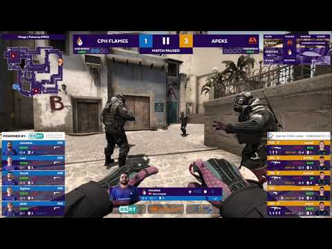 CPH Flames vs APEKS - IEM DALLAS EU OPEN QUALIFIER-2 | !Discord !støt !subgoals