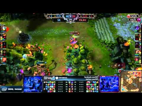 SK vs Fnatic - xPeke Destroy Nexus Backdoor [IEM Katowice]