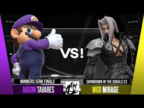 Showdown in the Shoals 23 Winners Semi Finals - Tavares (Mario) Vs. Mirage (Sephiroth) SSBU