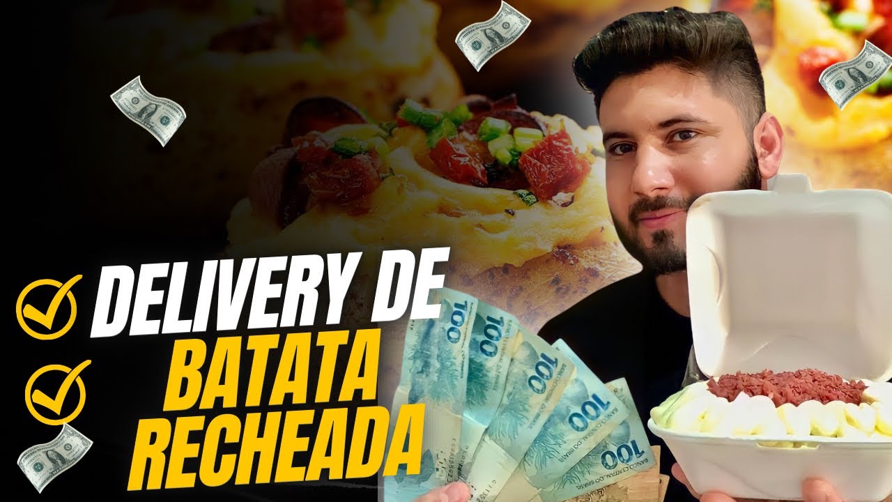 ABRI UM DELIVERY DE BATATA RECHEADA EM MENOS DE 24 HORAS E FATUREI MUITO!!!