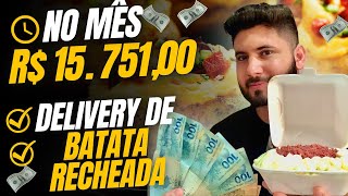 ABRI UM DELIVERY DE BATATA RECHEADA EM MENOS DE 24 HORAS E FATUREI MUITO!!!